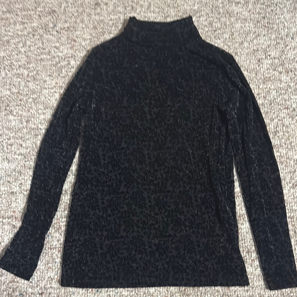 Molly Bracken Black Velvet Blouse